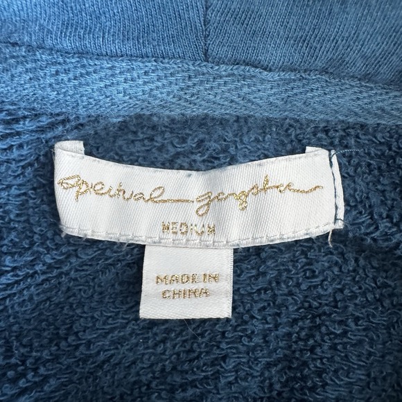 Spiritual Gangster Pelaton Collab Blue Tie Dye Hooded Sweatshirt Medium - Picture 4 of 10